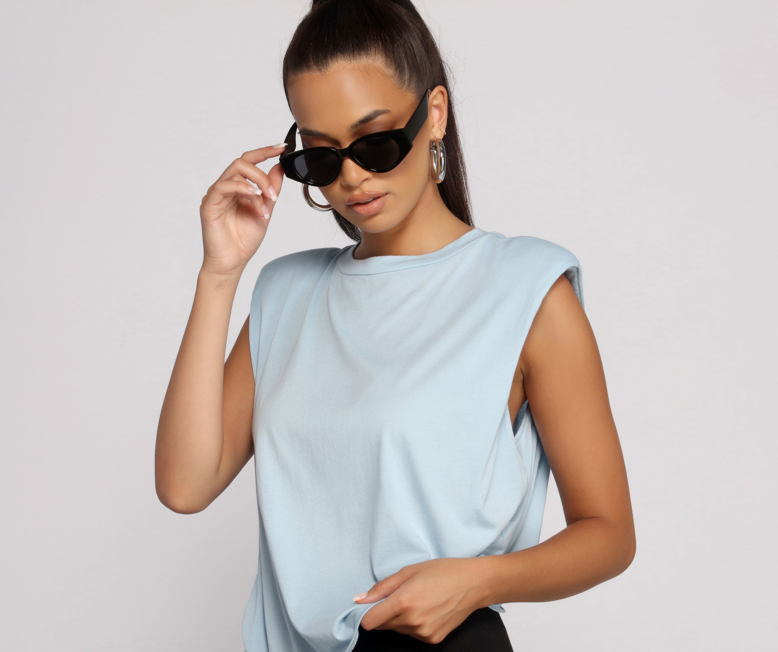 Essential Crew Neck Basic Muscle Tee