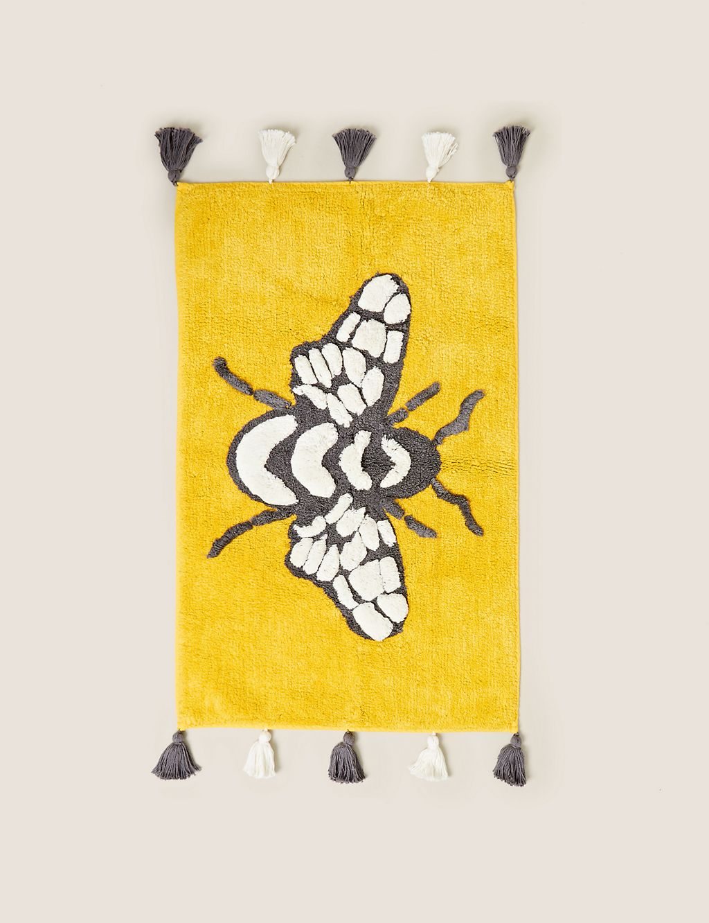 Pure Cotton Bee Bath Mat