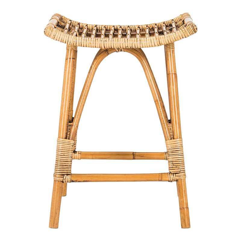 Safavieh Leda Rattan Counter Stool