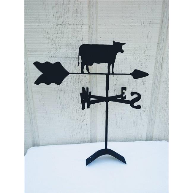 The Lazy Scroll cowroof Cow Roof Mount Weathervane