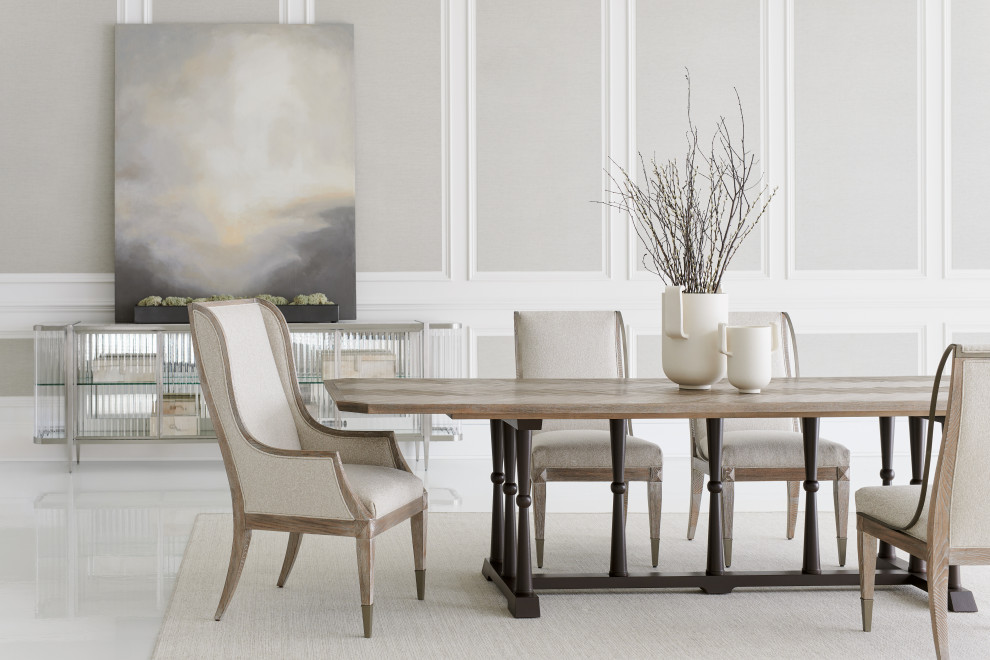 Open Arms Side Chair   Transitional   Dining Chairs   by Caracole  Houzz