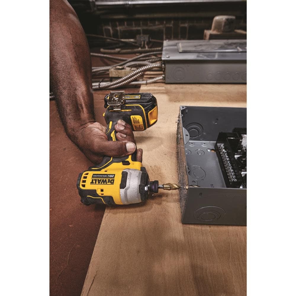 DEWALT 20V MAX* Brushless Atomic Compact 1/4in Impact Driver Kit DCF809C1 from DEWALT