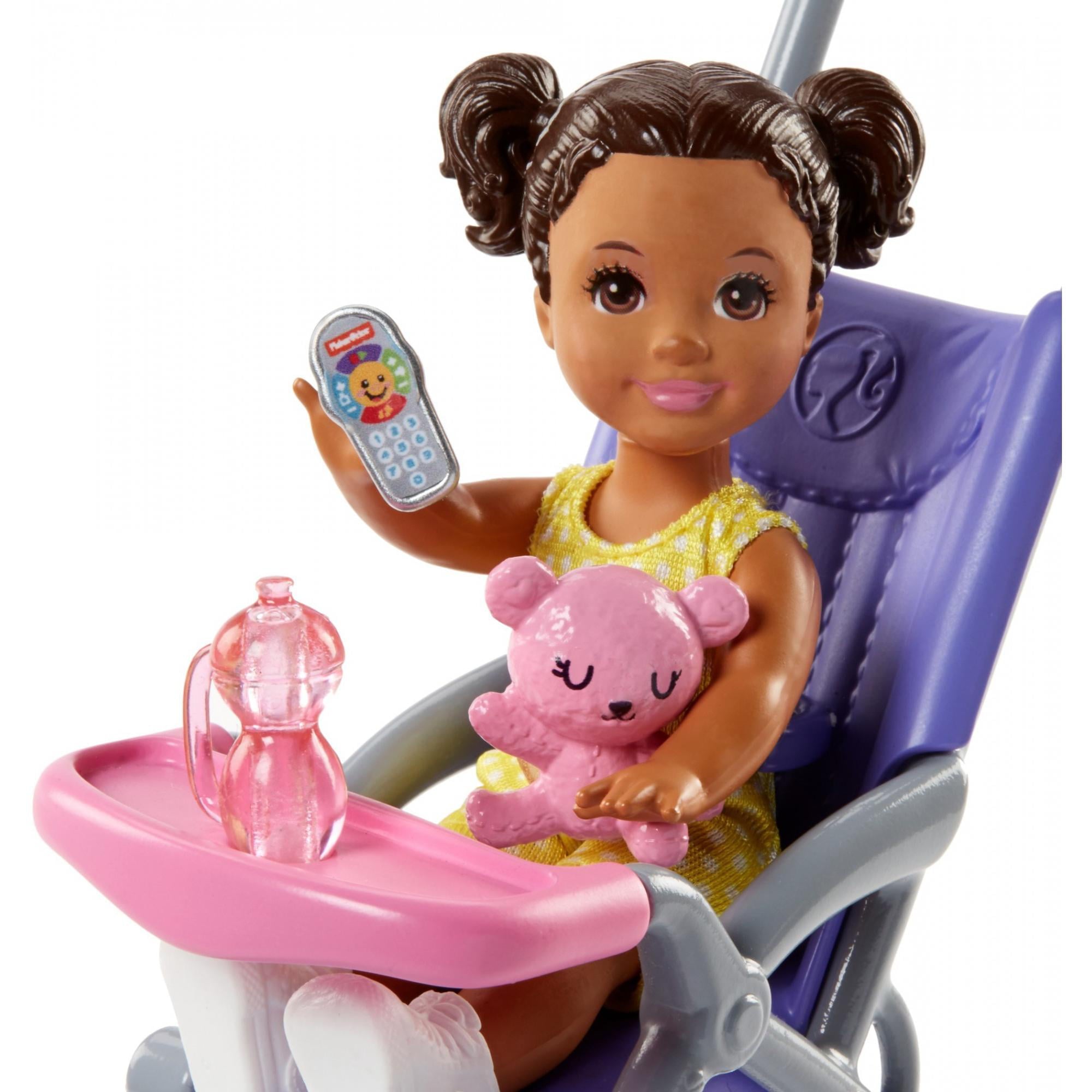 Barbie Skipper Babysitters Inc. Stroller Playset And Doll