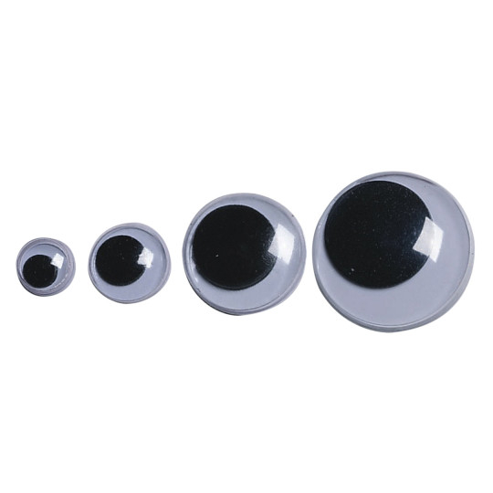 S S Worldwide 15mm Wiggly Eyes