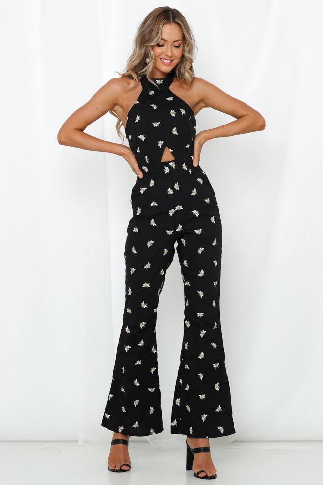 PREM THE LABEL Beehave Jumpsuit Black