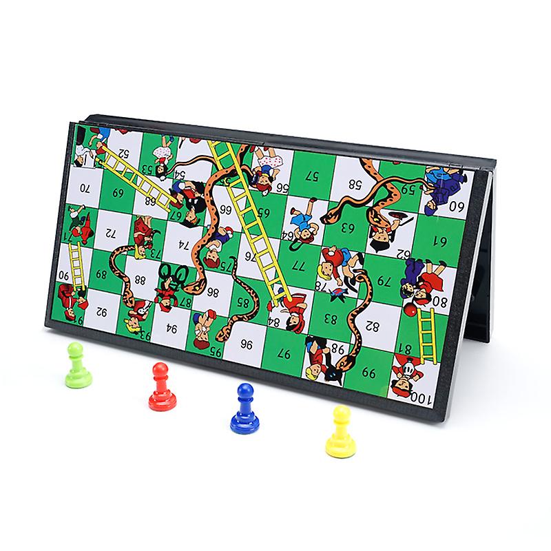 Big Box Of Snake-shaped Chess Magnetic Folding Board Game Toy For Children Over 3 Years Old