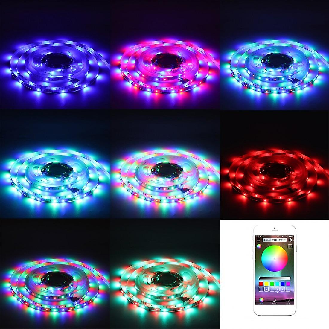 1-5m Usb Led Lights Strip 2835 Rgb App Control Ip65 Waterproof Tv Back Light Waterproof