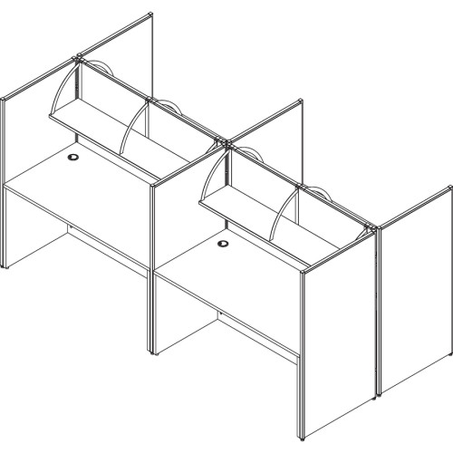 Lorell Essentials Rectangular Desk Shell (69409)