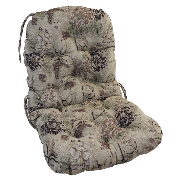 24-inch by 48-inch Tufted Indoor Seat/Back Chair Cushion (Multiple Fabrics) - 24 x 48