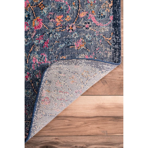 Nuloom Celina Floral Mandala Area Rug