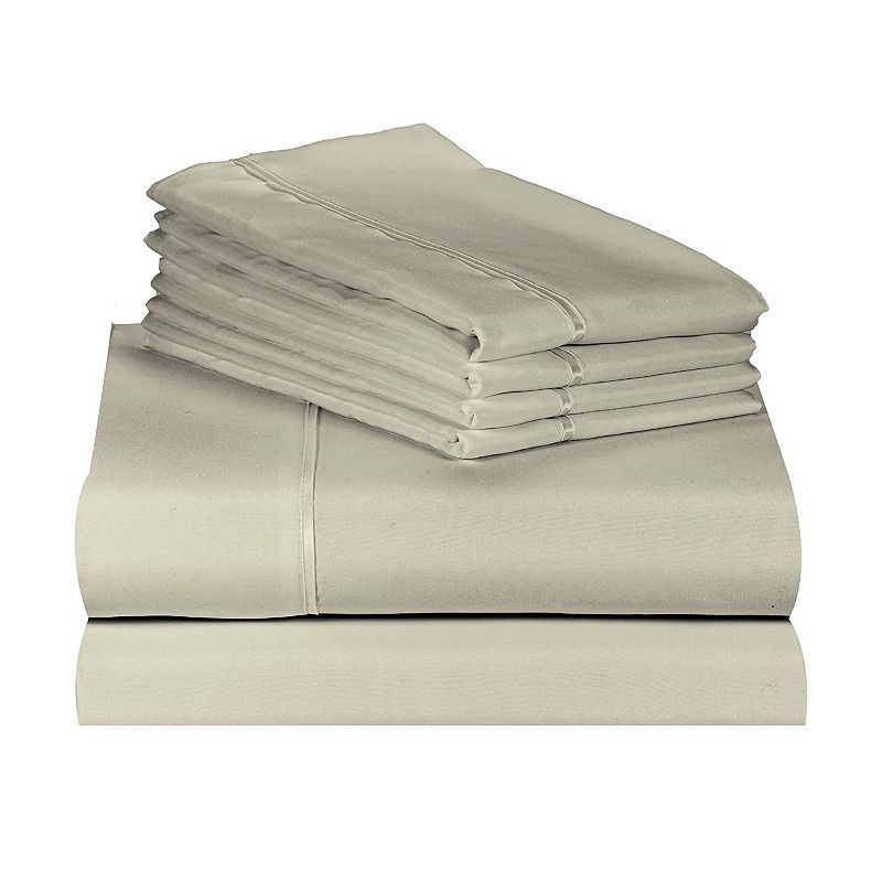 Luxclub's Premium Bed Sheet Set - Silky Soft， Deep Pockets 18， Eco-friendly， Wrinkle-free