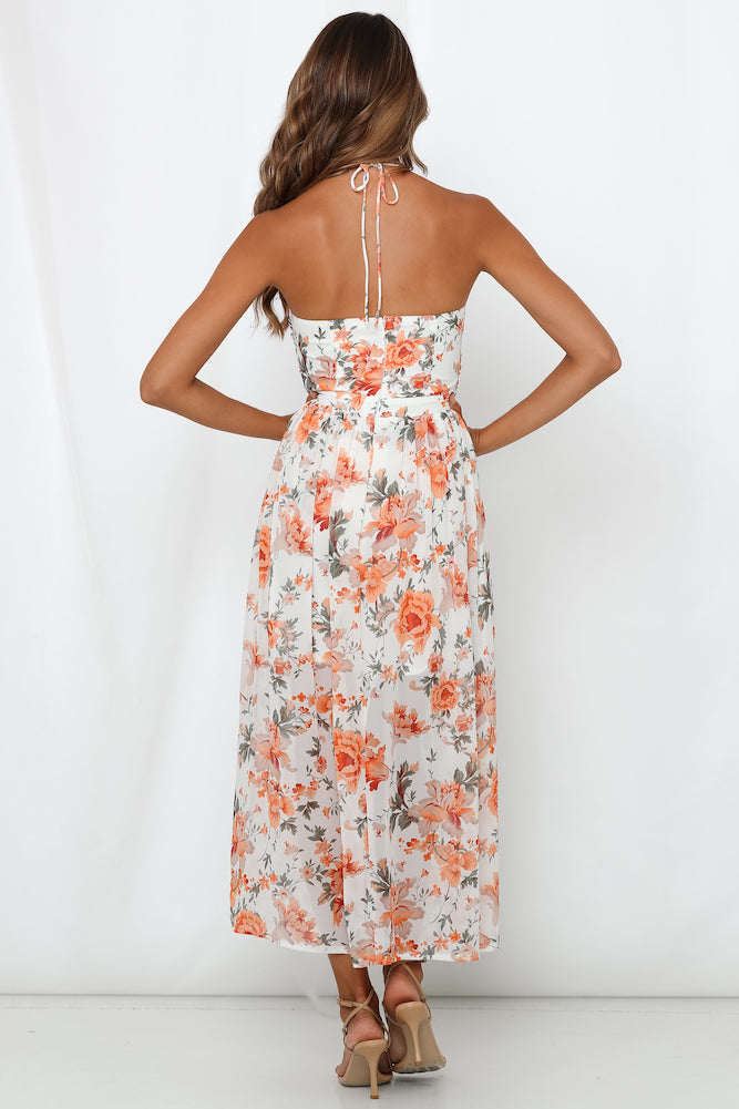 Make No Promises Maxi Dress Orange