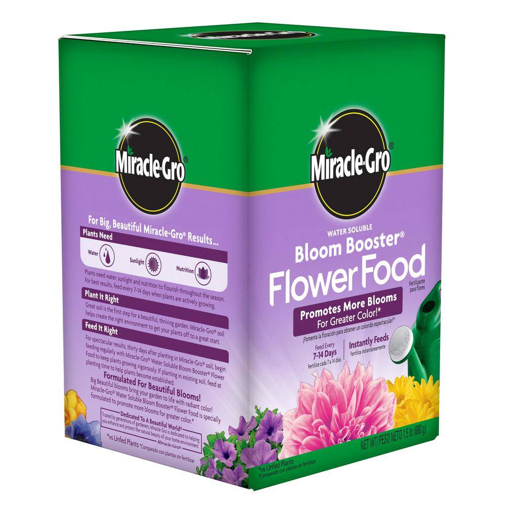 Miracle-Gro Bloom Booster 1.5 lb. Water Soluble Flower Food 100192