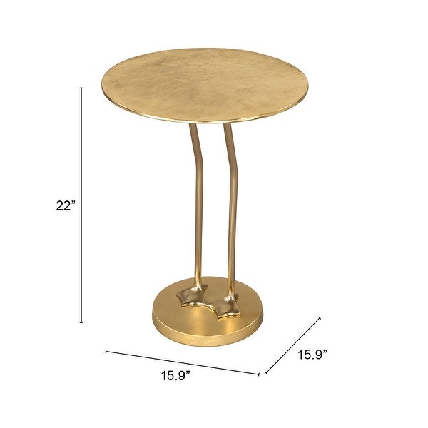 Grisham Side Table Gold