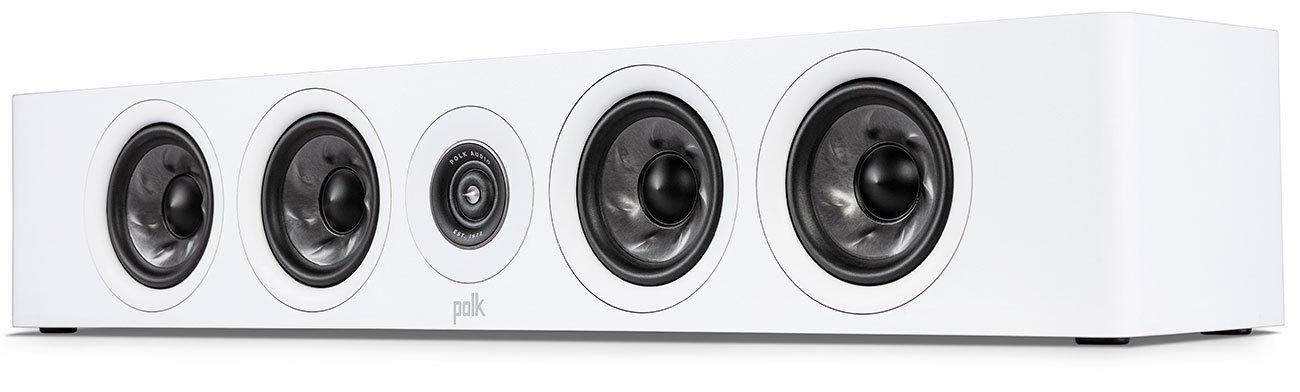 Polk Audio Reserve R350 White Slim Center Channel Speaker (L/C/R)