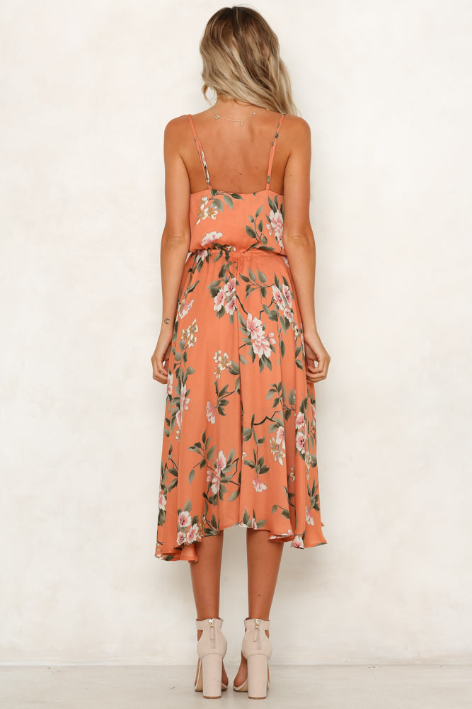 Grand Bahama Midi Dress Peach