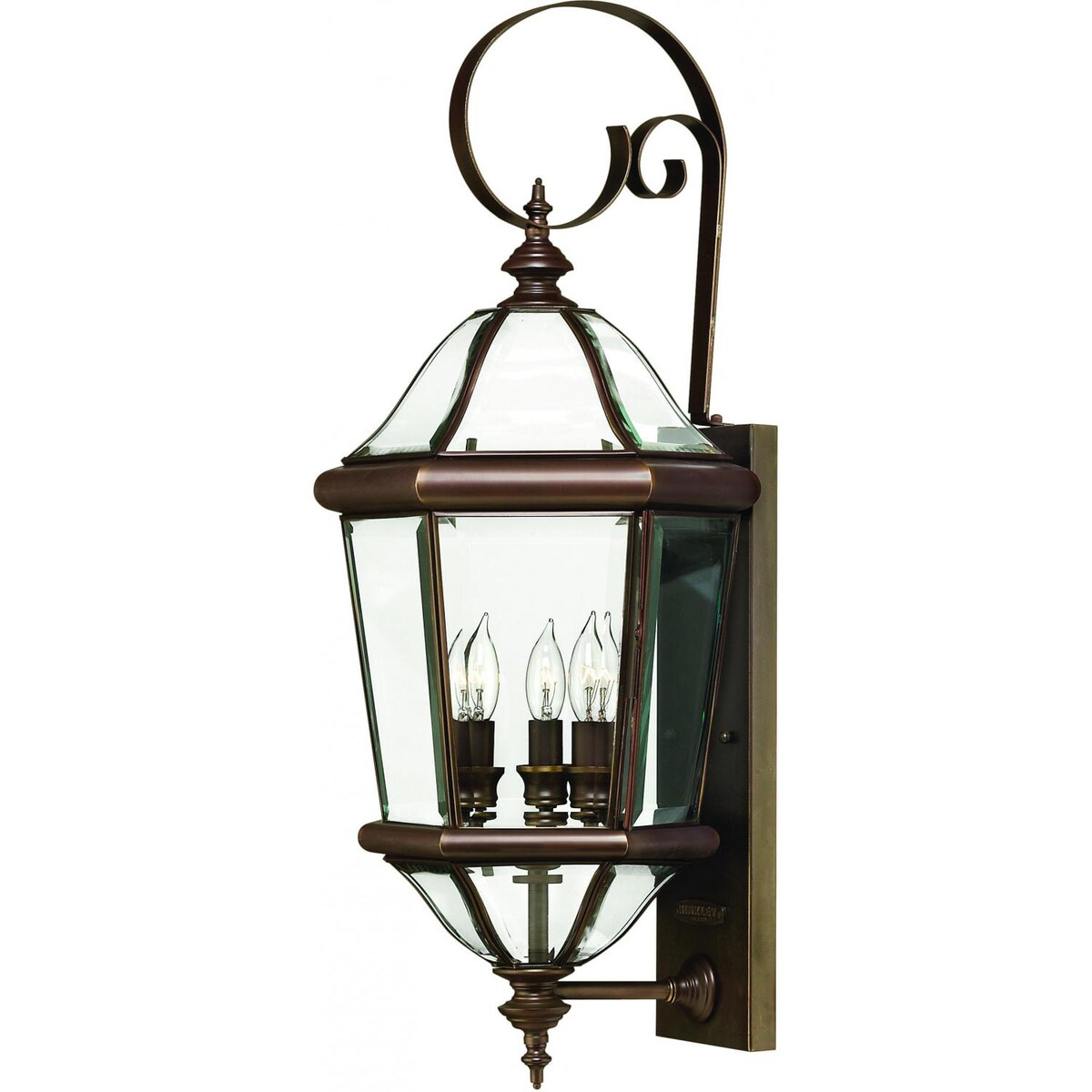 Hinkley Lighting Augusta Three Light 27-Inch Outdoor Wall Light