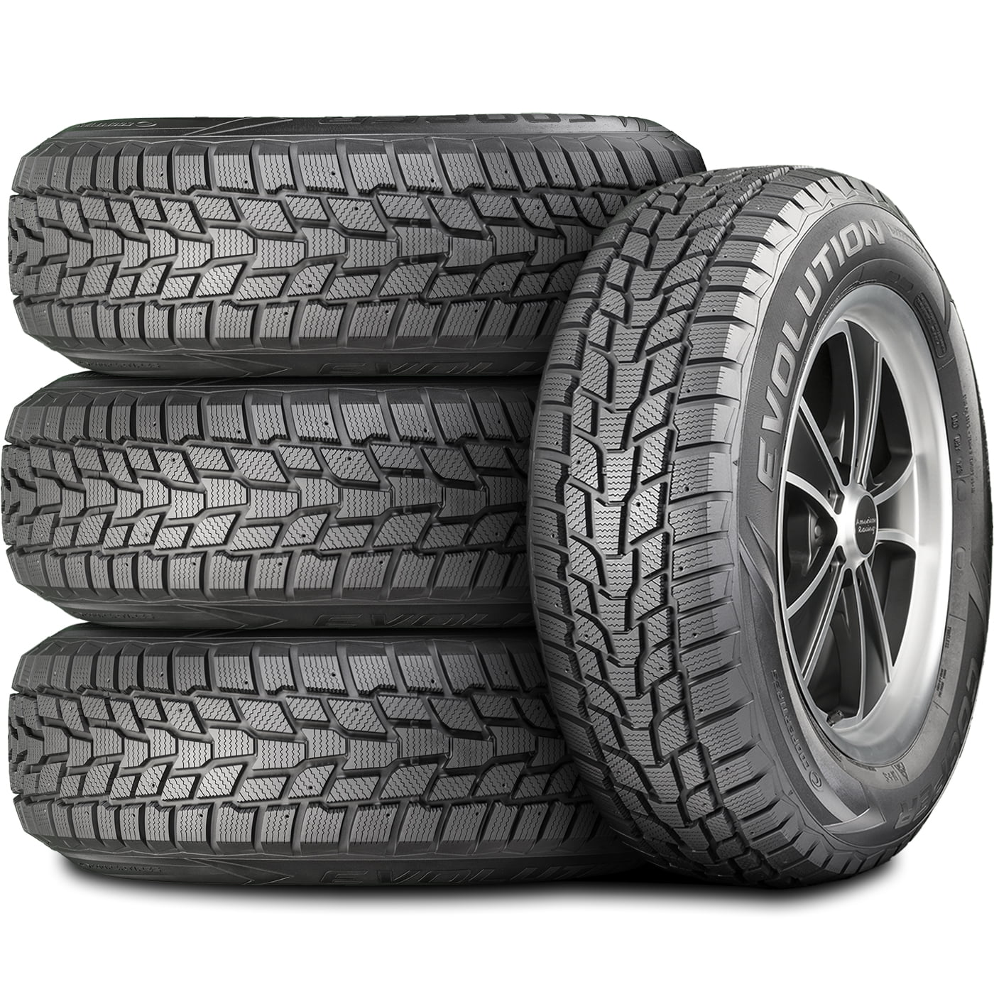 Set of 4 (FOUR) Cooper Evolution Winter 245/55R19 103T Winter Snow Tires