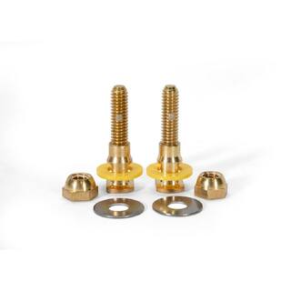 Fluidmaster SetFast 516 in. x 2-14 in. No Cut Brass Closet Toilet Bolt Kit 7110A-003-P5