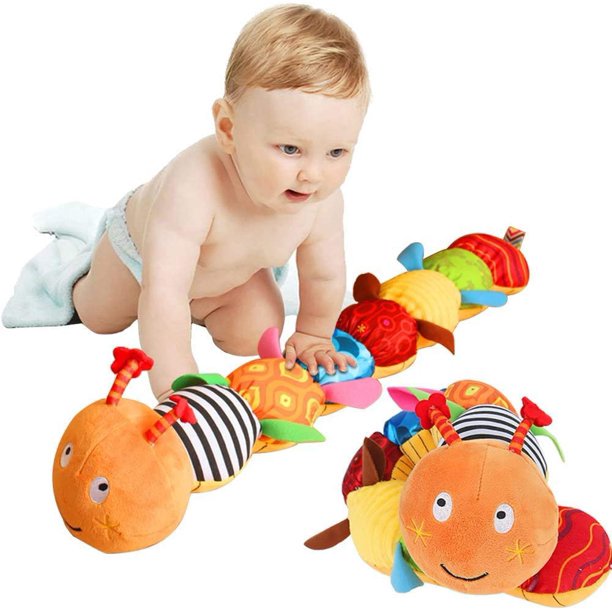 Rattles Educational Toddler Plush Toys， Suitable for Newborns， Boys， Girls and Babies Over 3 Month Old