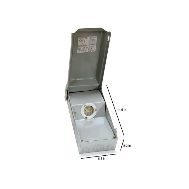 GE T030N 30-Amp Generator Power Inlet Box