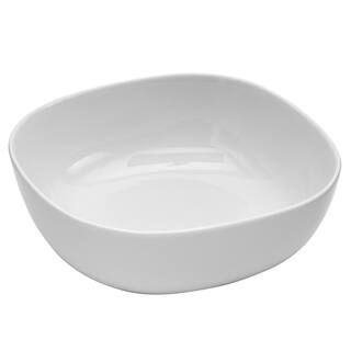 Multi-sized Square Nesting White Porcelain Serving Bowls - Set of 3 TTU-Q1237-EC