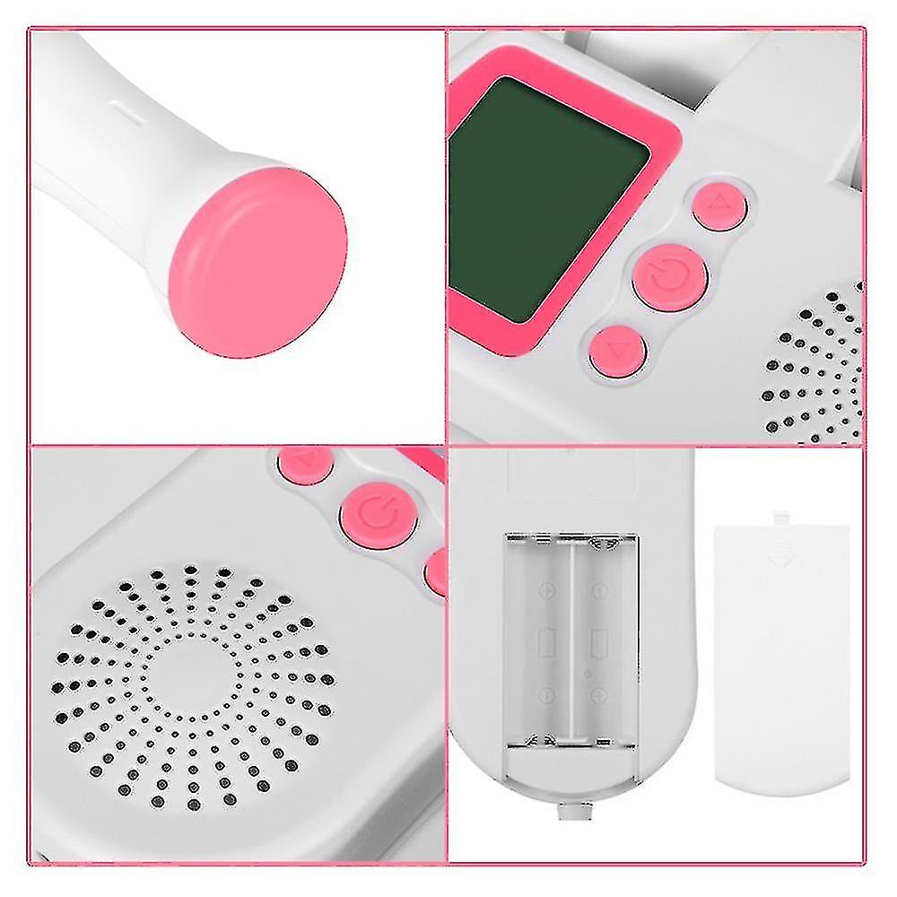 3.0mhz Doppler Fetal Heart Rate Heartbeat Monitor Battery Powered Detector