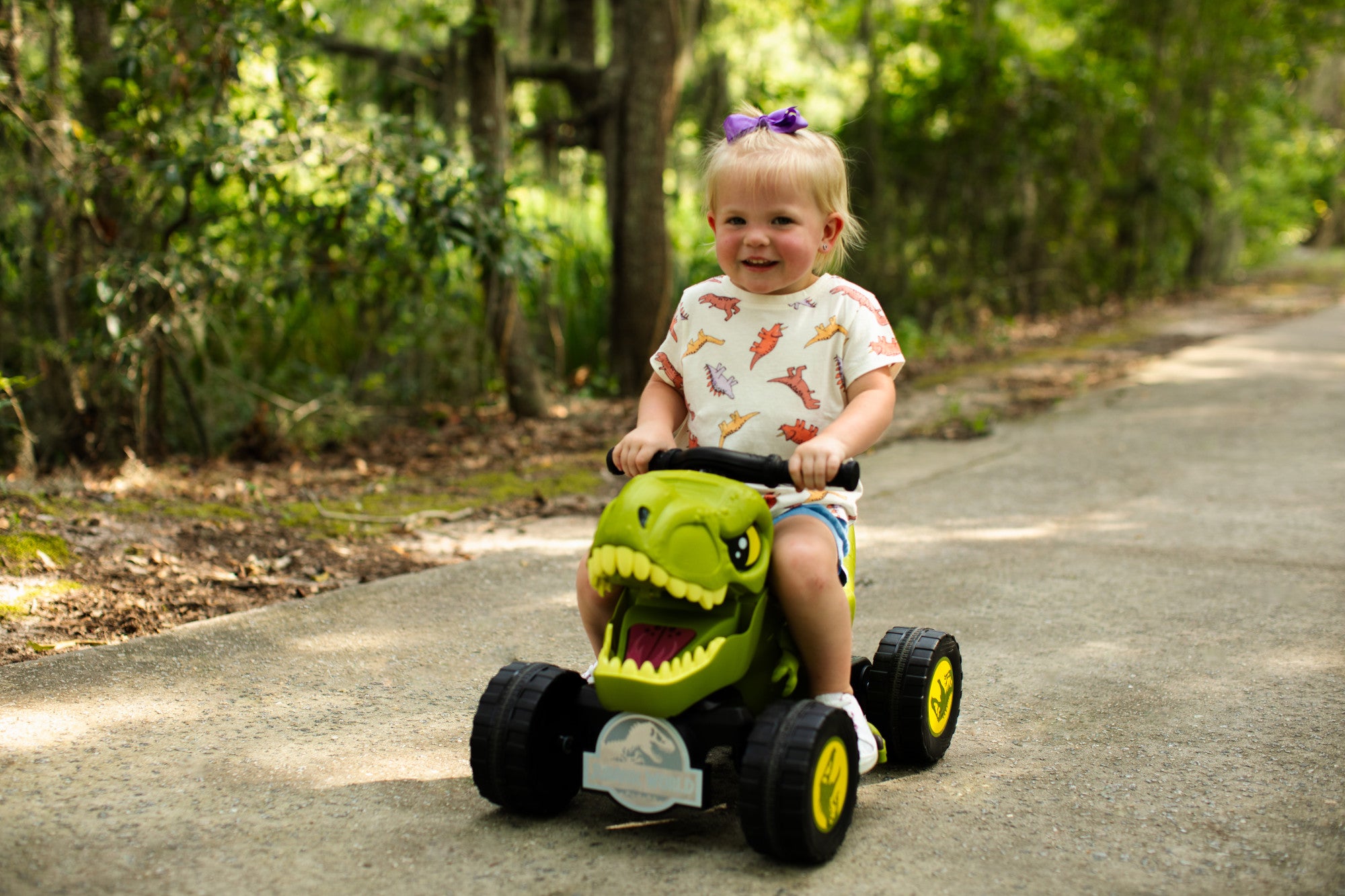 6V T-Rex Quad with Interactive Play Features