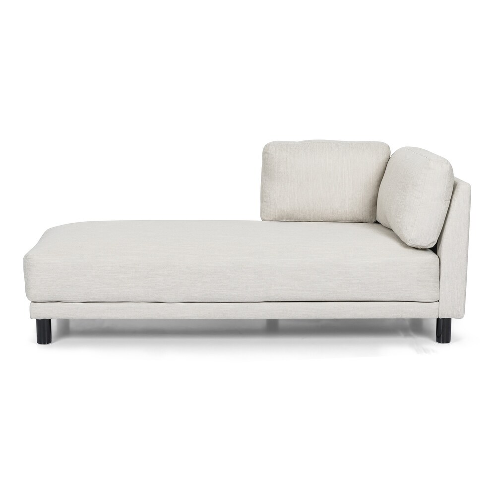 Hyland Contemporary Fabric Chaise Lounge by Christopher Knight Home   33.25\