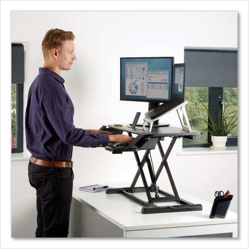 Fellowes Corsivo Sit-Stand Workstation， 31.5