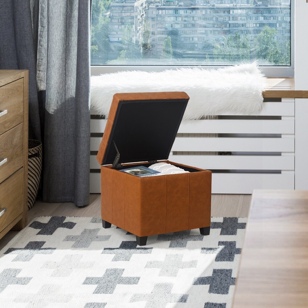 Adeco Storage Ottoman 18\