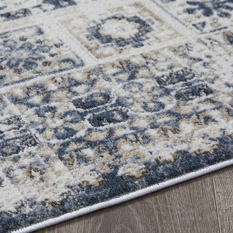 Loomaknoti Kehleigh Avel Blue Area Rug