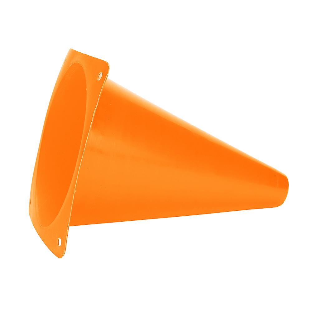 6pcs 18cm Soccer Training Cone Football Barriers Plastic Marker Holder Accessory (orange)