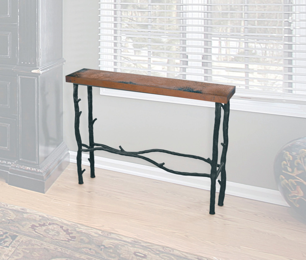 South Fork Small Console Table For 40 quotx8 quot  Rectangular Top   Rustic   Console Tables   by The Iron Shoppe  Houzz