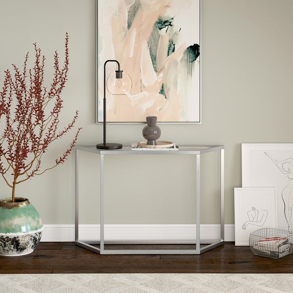 Levi Glam Metal Console Table