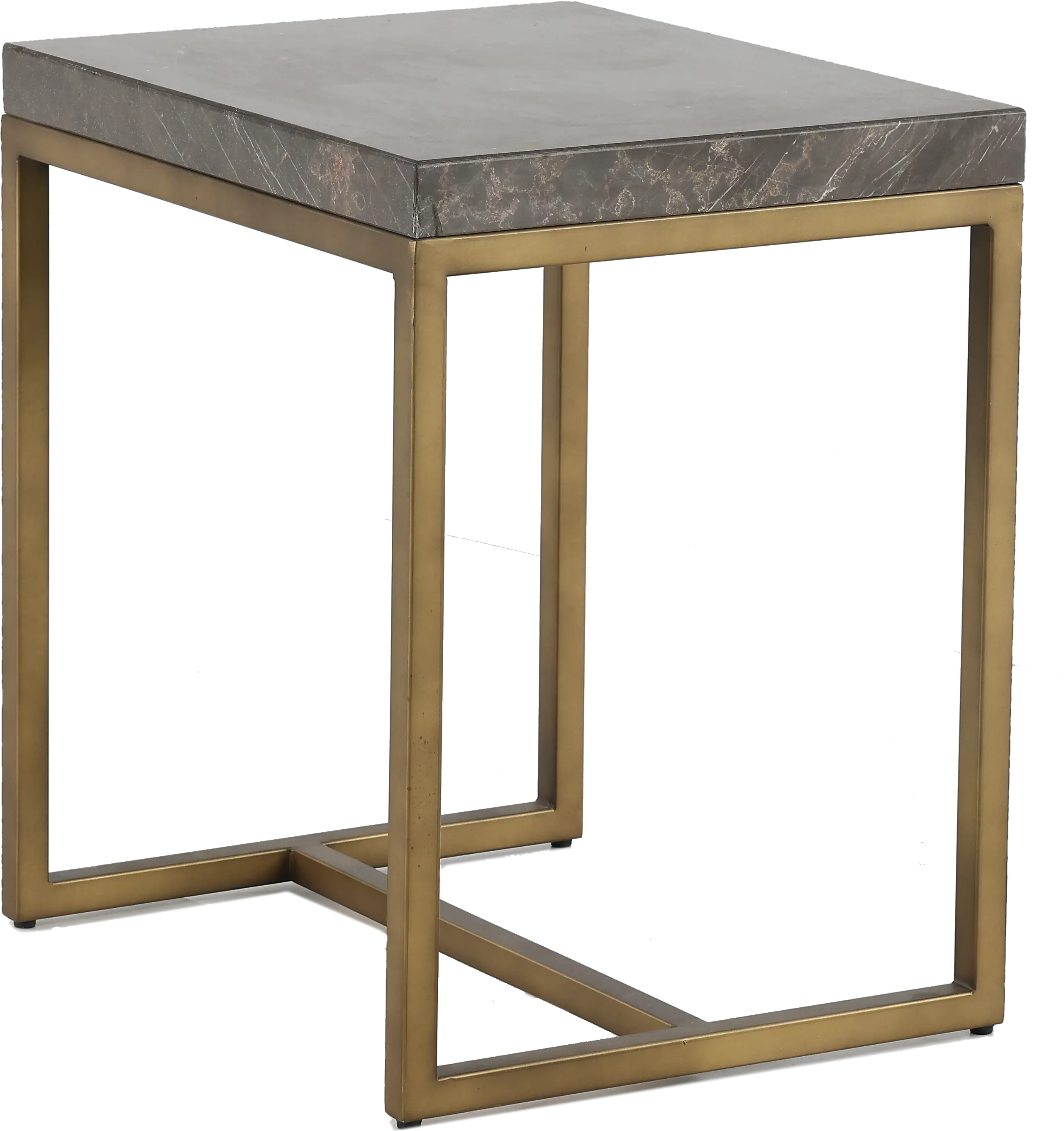 Roka Gray Marble End Table