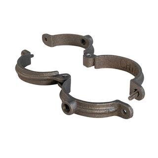 The Plumber's Choice 2 in. Hinged Split Ring Pipe Hanger in Uncoated Malleable Iron 02HSHB