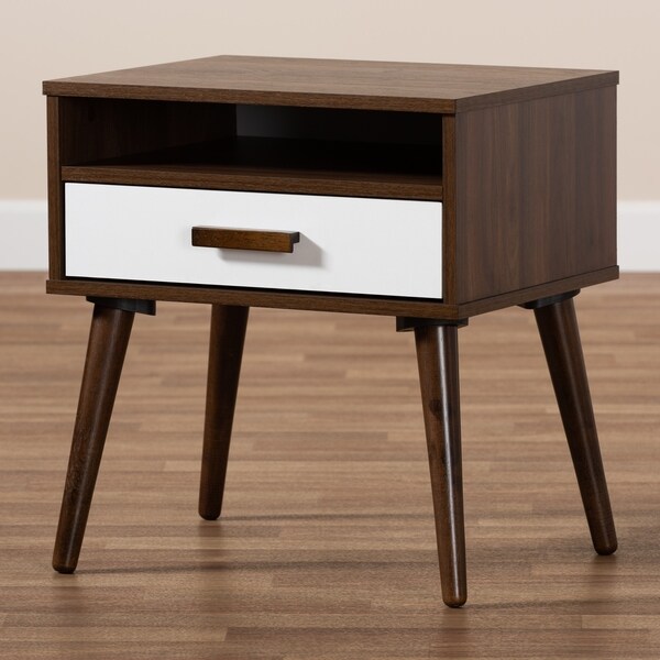 Carson Carrington Uljeberg Mid-century Modern 1-drawer Wood End Table