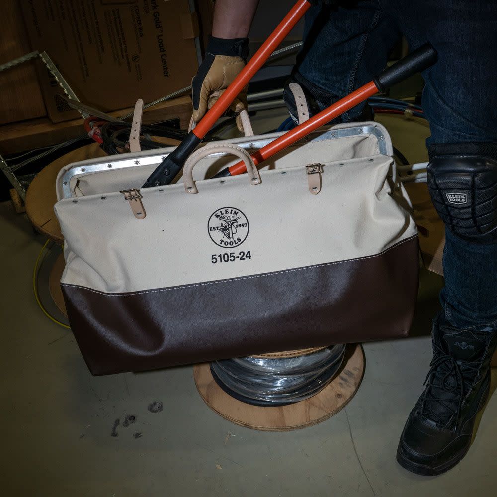 24 High-Bottom Canvas Tool Bag