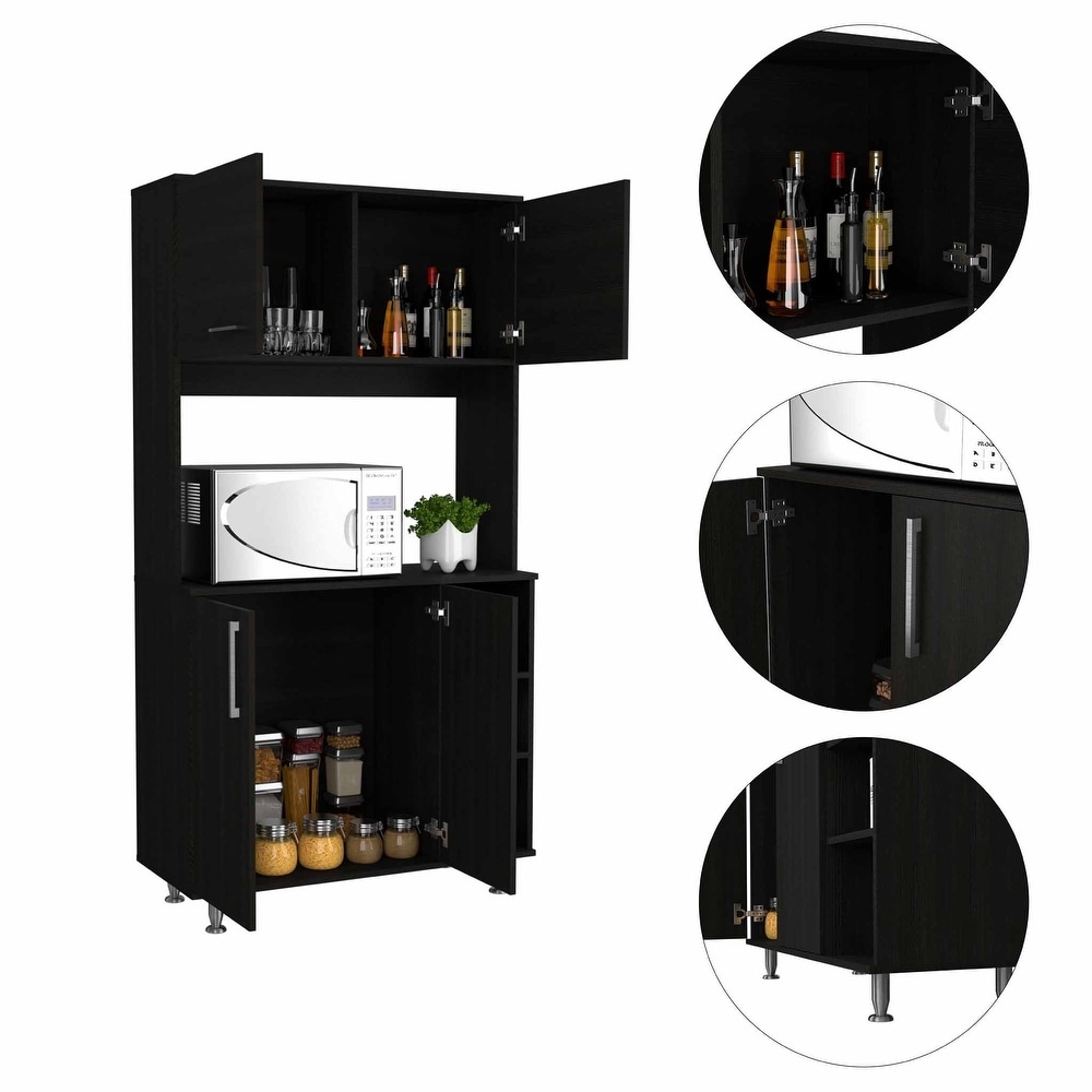 Sedona Black Kitchen Cabinet