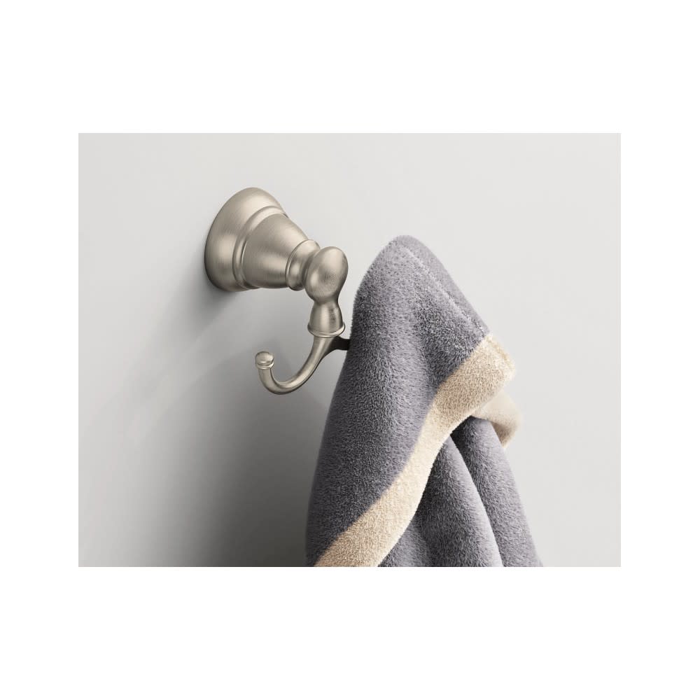 Moen Banbury Collection Robe Hook Brushed Nickel ;