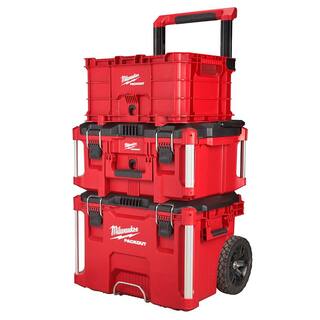 MW PACKOUT 22 in. Rolling Tool Box22 in. Large Tool Box18.6 in. Tool Storage Crate Bin 48-22- 8426 48-22-8425 48-22-8440