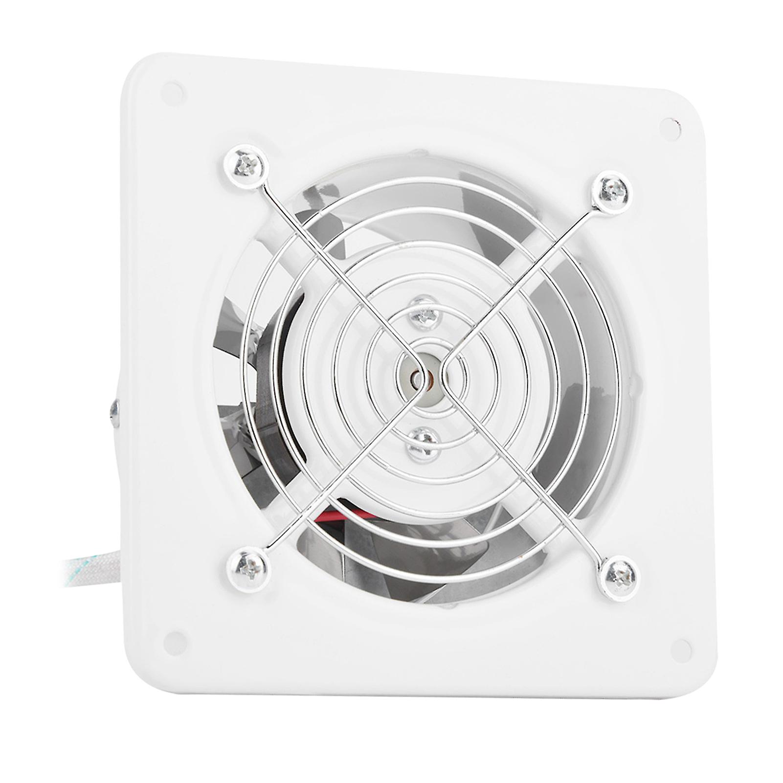 25w 220v Wall Mounted Exhaust Fan Low Noise Home Bathroom Kitchen Garage Air Vent Ventilation