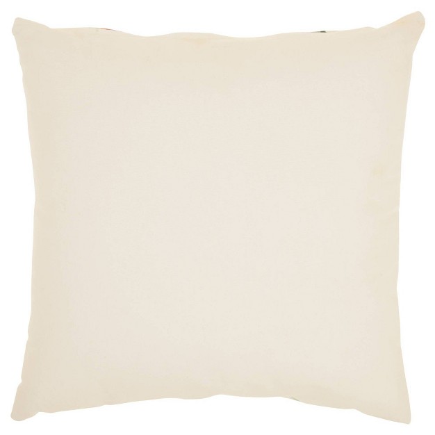 Shopsentral Textured Lines Square Throw Pillow