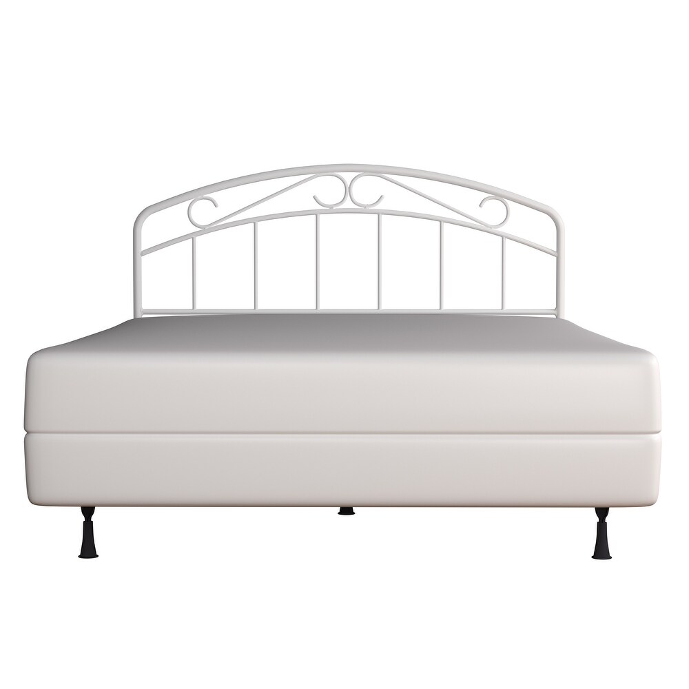 Hillsdale Furniture Jolie Metal Headboard with Arched Scroll Design and Frame