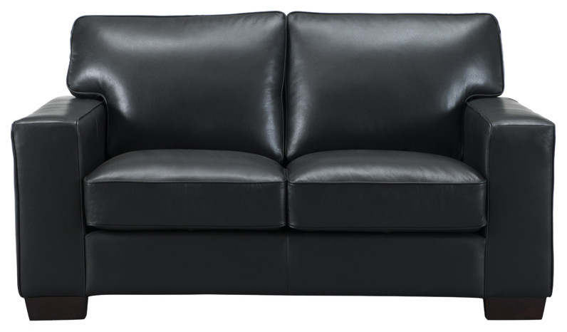 Kimberlly Leather Craft Loveseat   Contemporary   Loveseats   by KEMP INTERNATIONAL INC  Houzz