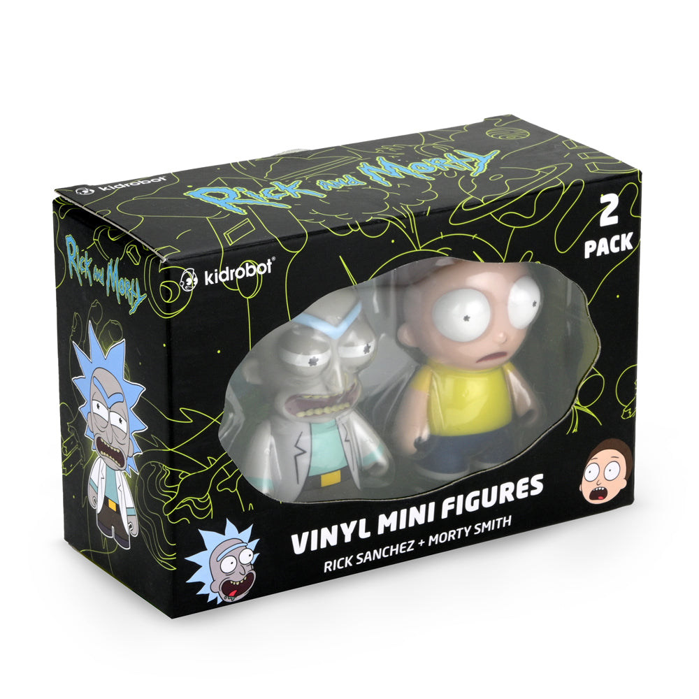 [adult swim] Raygun Rick & Morty Vinyl Mini Figure 2-Pack