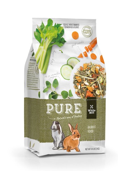 White Mill PURE Rabbit Food， 4.4-lb bag