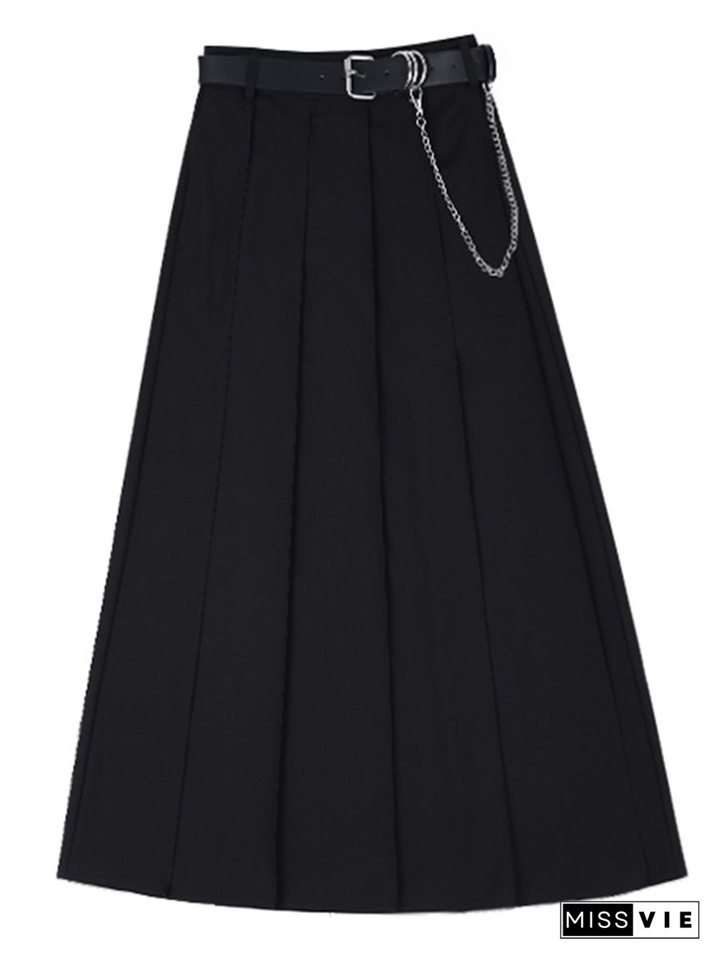 Original Pleats Empire A-Line Skirt