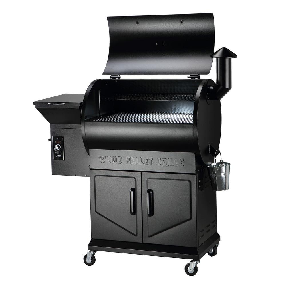 Z GRILLS 694 sq in Pellet Grill and Smoker with cabinet storage Black